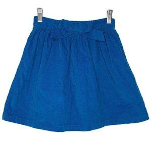 Hanna Andersson Peacock Blue Cord Skirt